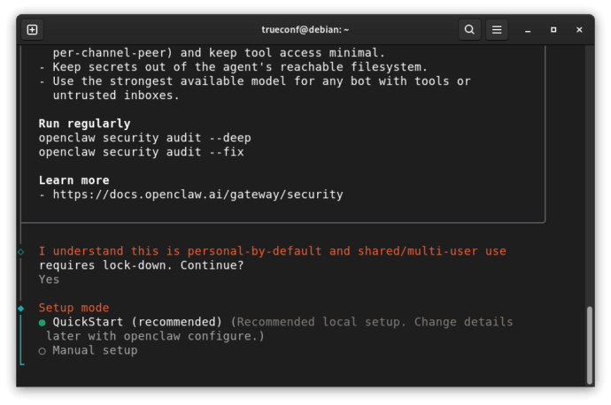 How to use TrueСonf bots with the OpenClaw AI agent 13