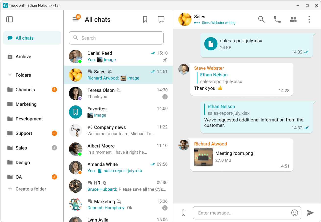 Team messaging