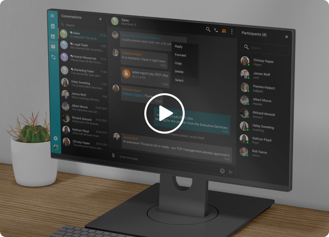 TrueConf Client App video review